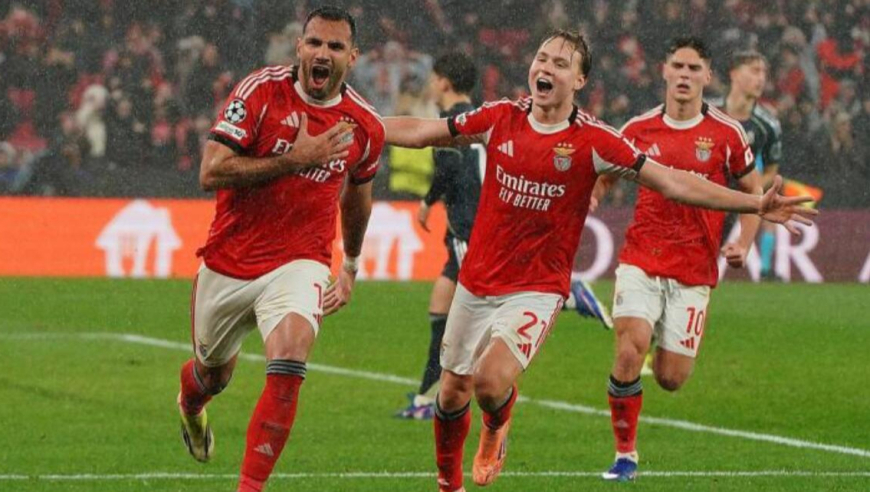 欧冠-皇马2-4本菲卡排第9无缘直通，本菲卡第24极限跻身附加赛，门将特鲁宾绝杀