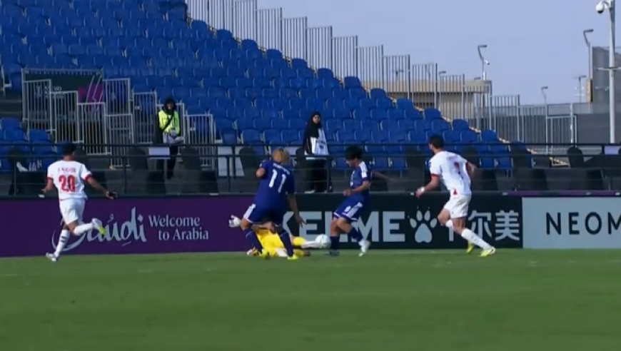 U23亚洲杯争议判罚！日本队点球被取消，VAR介入，约旦逃过一劫