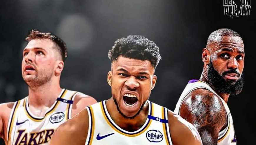 8换1豪赌？湖人盯上字母哥，豪华三巨头，为詹姆斯第5冠梭哈