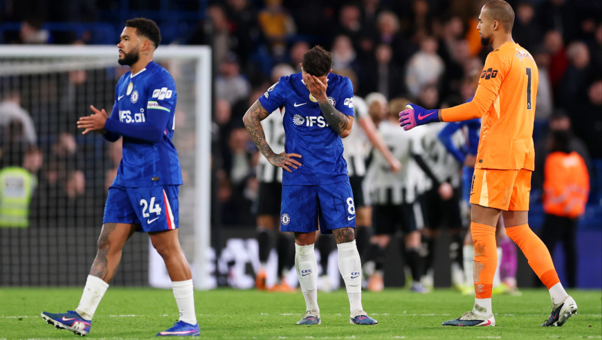 抽象！还原切尔西遭纽卡戏耍进球全程碰不到球，遭两连败