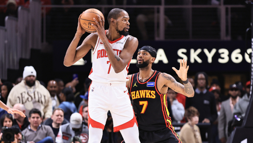 夸张火三疯！火箭末节前后狂轰29-10极限攻击波完爆老鹰全过程