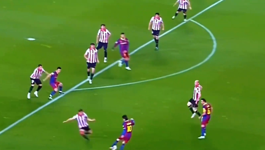 梅西十大降维式进球，最佳中的最佳｜体坛记忆