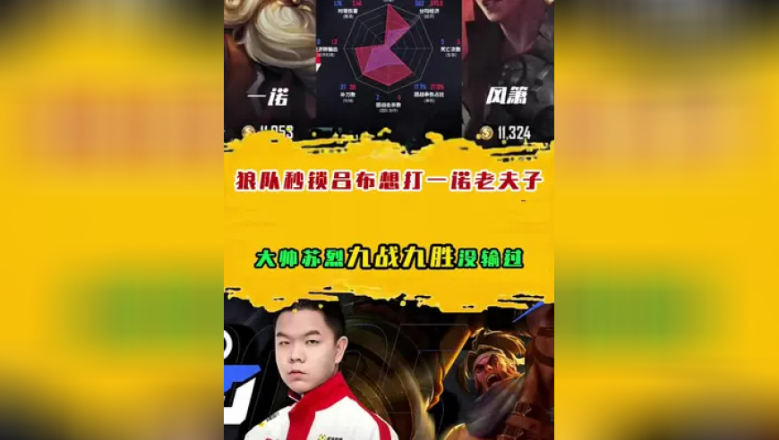 狼队秒锁吕布想打一诺老夫子，大帅苏烈九战九胜没输过