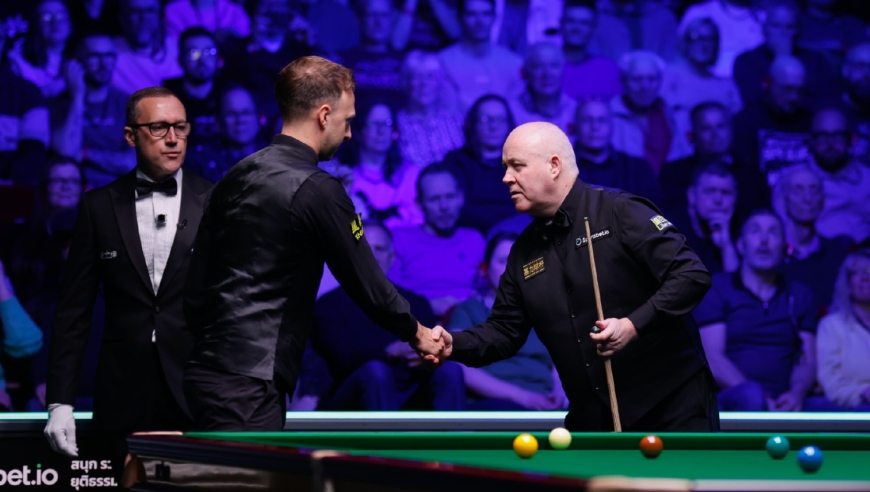 决胜局71-44大逆转 希金斯6-5绝杀特鲁姆普 晋级球员锦标赛决赛