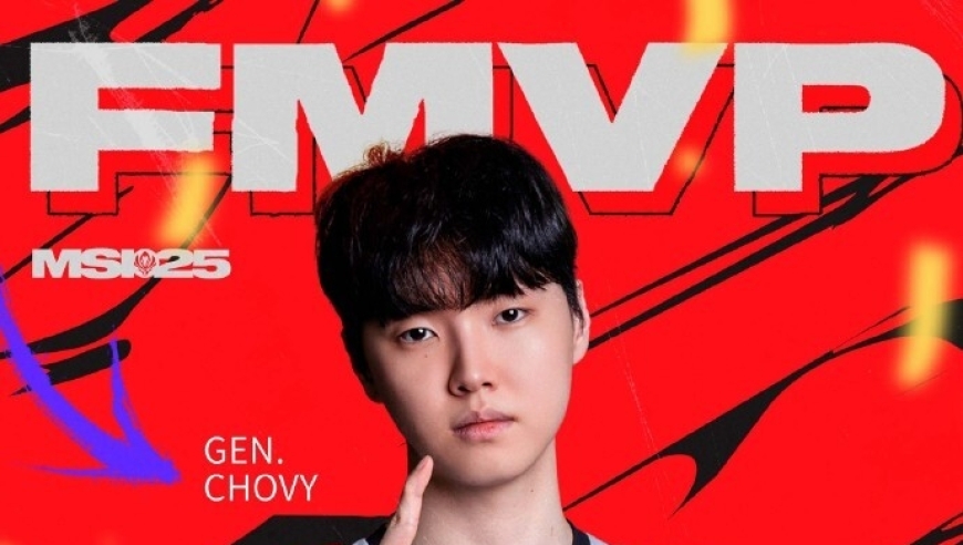 GEN成功卫冕MSI冠军，Chovy拿到FMVP！