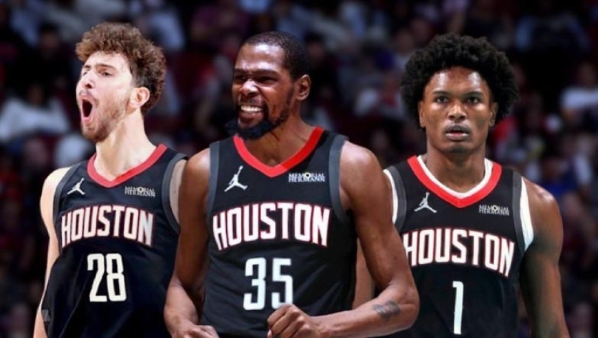 阿门锁住莫兰特，杜兰特哑火申京20+16+7，火箭大胜灰熊夺5连胜