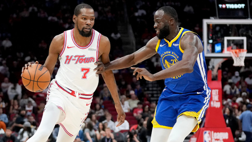 勇士火箭末节+加时赛生死时刻：杜兰特攻防燃尽了 勇士战术完爆火箭