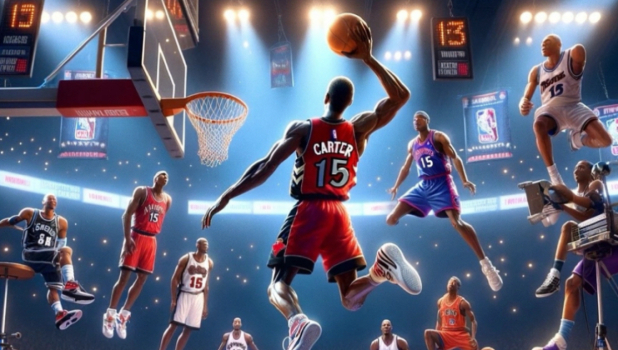 扣篮大赛满分扣篮合集：从乔丹到卡特 从拉文戈登到麦克朗