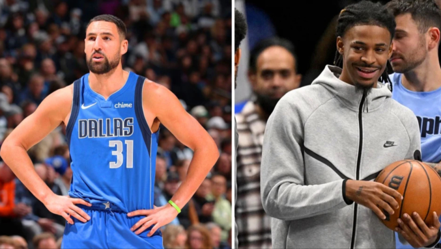 篮不住嘴 | 莫兰特指脸笑骂克莱是废物 汤神回击大实话直戳枪王心窝