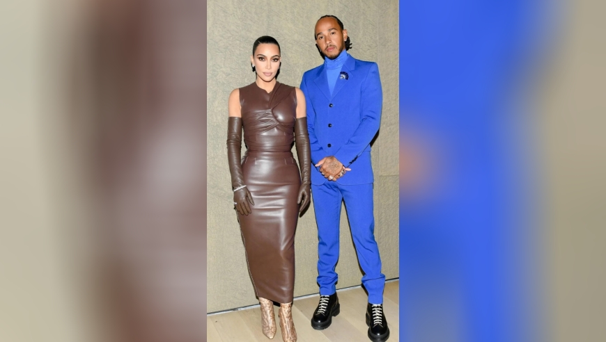 真恋爱了？汉密尔顿和金卡戴珊超级碗同框，此前曾传出约会