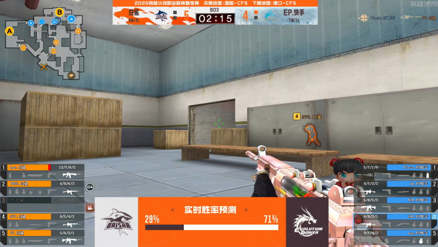 2026CFPL春季赛丨全场回放：2.7-4 EP.快手 VS 白鲨 潜艇