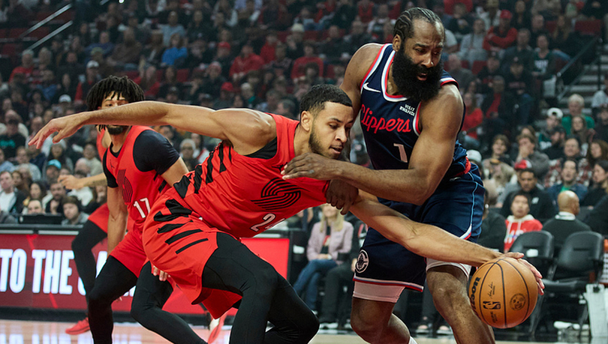 大洛31+9三分创新高！快船逆转开拓者豪取三连胜 卡登合砍62+12