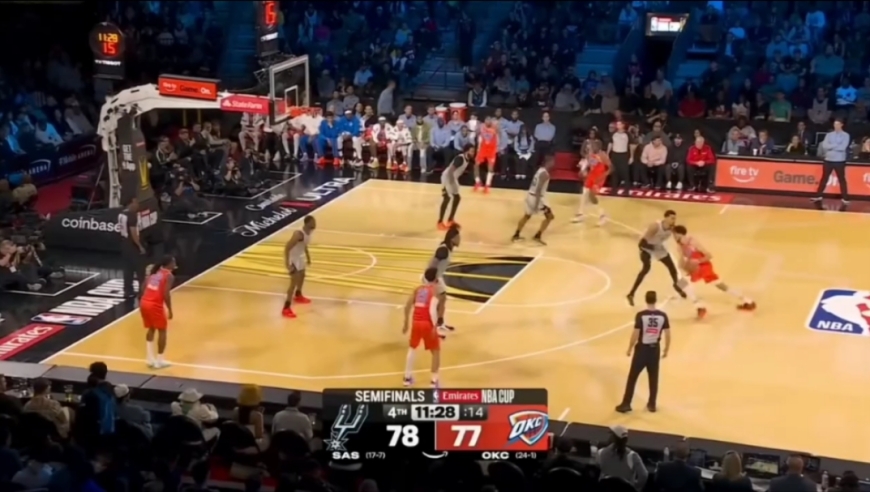 一秒都不敢错过！原声还原马刺雷霆决胜时刻，文班亚马彻底改变比赛