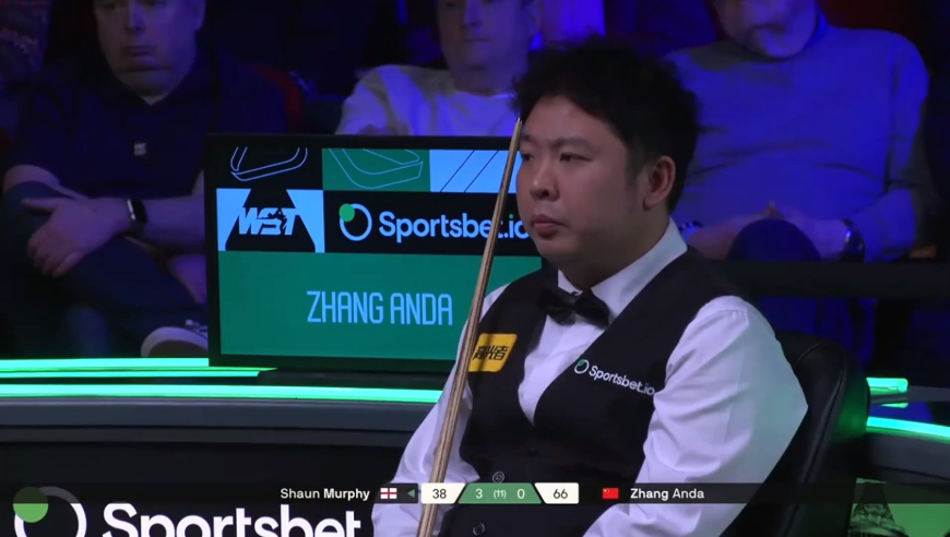 超分球不进遭逆转！墨菲72-66清台极限翻盘，4-0领先张安达