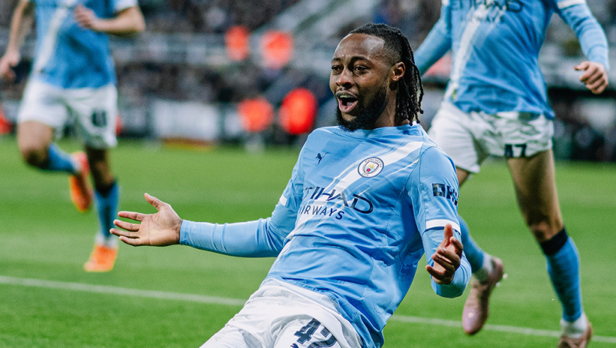 英联杯：曼城客场2-0纽卡占得先机 塞门约连场破门 谢尔基建功