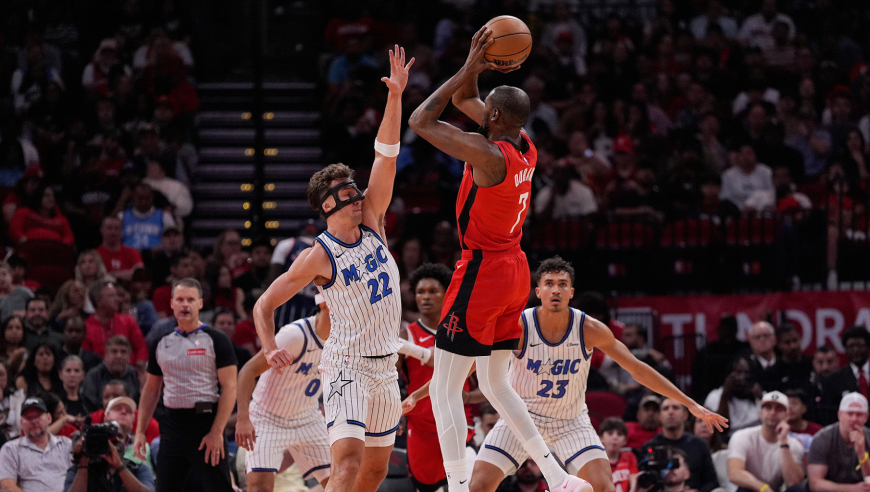 火箭魔术关键球合集：申京勾手绝平 杜兰特末节加时赛两次死神跳投