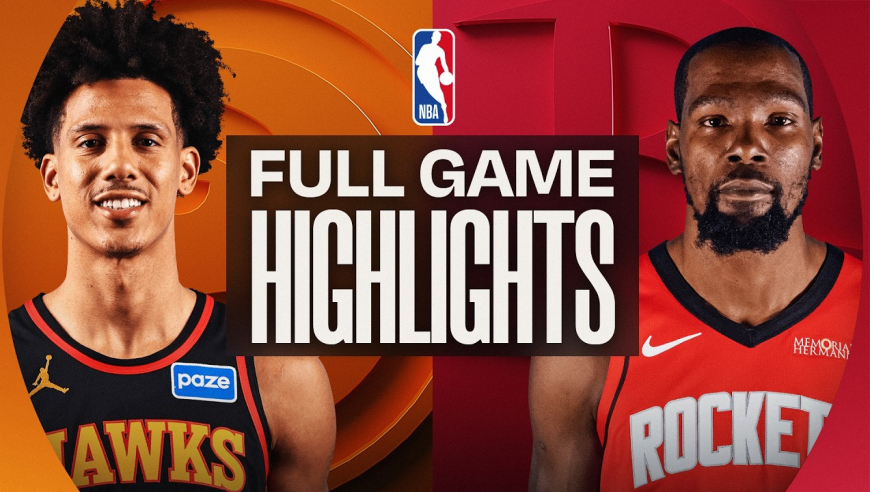 火箭终结老鹰11连胜！杜兰特25分0失误申京15+9+10 小贾23+9