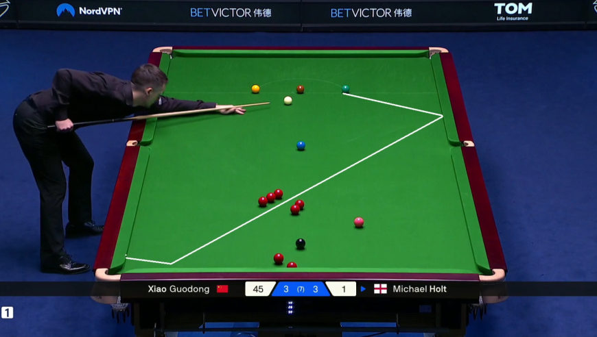 2025斯诺克苏格兰公开赛：肖国栋绝杀霍尔特，一波三折惊险晋级