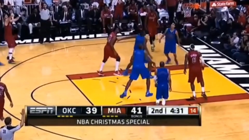 圣诞大战詹姆斯对阵杜兰特经典回顾