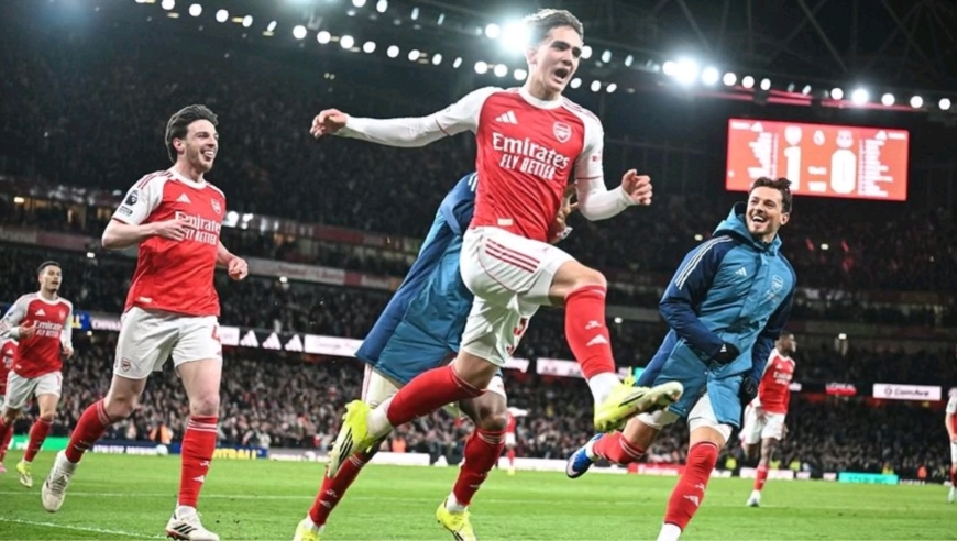 9分领跑！16岁道曼成为英超最年轻进球者，阿森纳2-0埃弗顿 