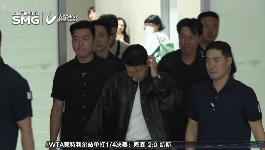 孙兴慜飞抵洛杉矶 现场观看准新东家比赛