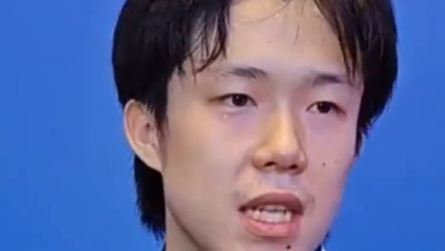 面对樊振东，王楚钦的心态特别好，他说了这样三句话