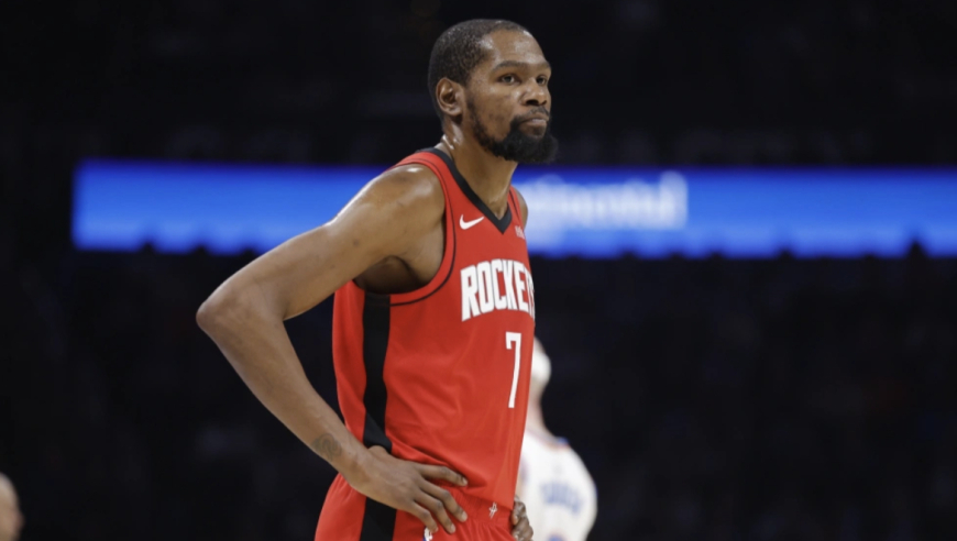 火箭队大胜升第三 杜兰特12助破纪录小贾31+9成风向标丨篮不住嘴