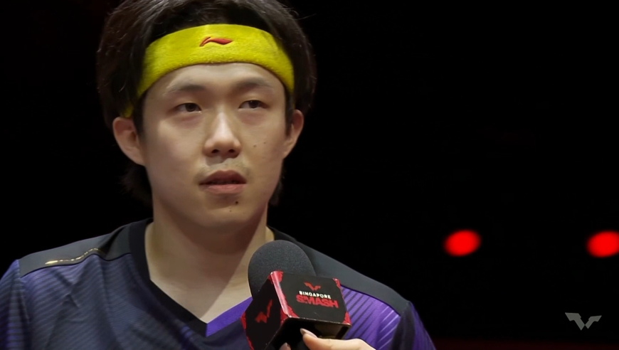 一句话逗笑全场！王楚钦夺冠采访：新加坡之旅太漫长 感谢国家队放假