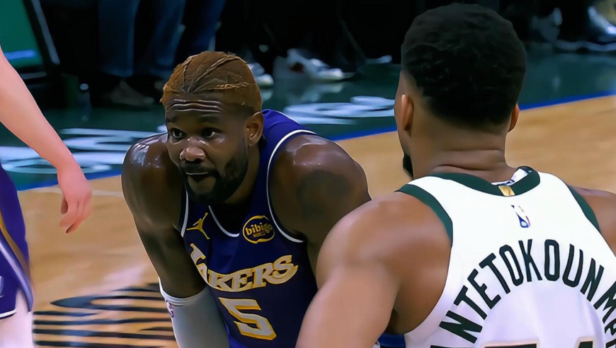 湖人艾顿vs雄鹿20分10篮板集锦：疯狂吃饼被队友喂成全明星