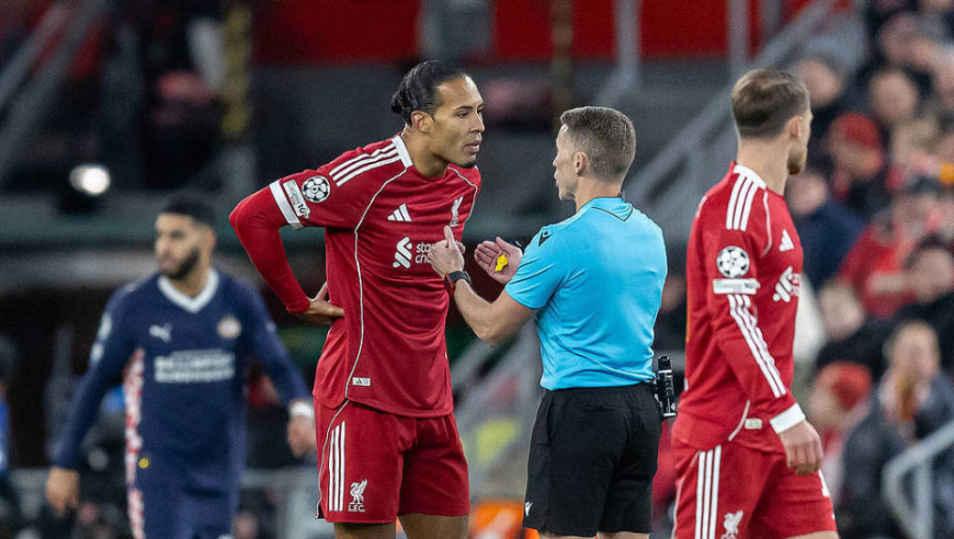 爆冷！欧冠：利物浦1-4埃因霍温 3连败+狂丢10球 范戴克离谱送点