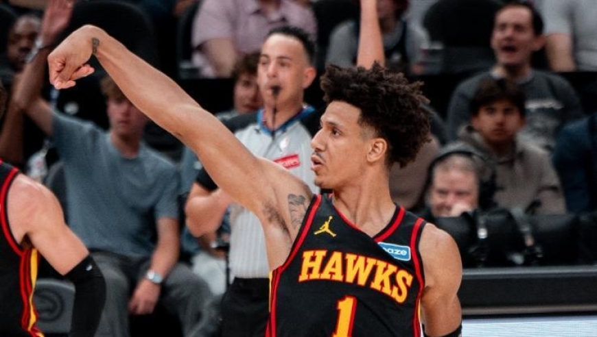 鹰王17+11+9库明加100%胜率，弗拉格全能难救主，老鹰豪取11连胜