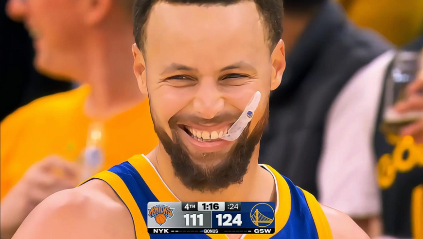 勇士尼克斯决胜时刻：波杰巴特勒7分终结悬念 库里封盖场边笑开花