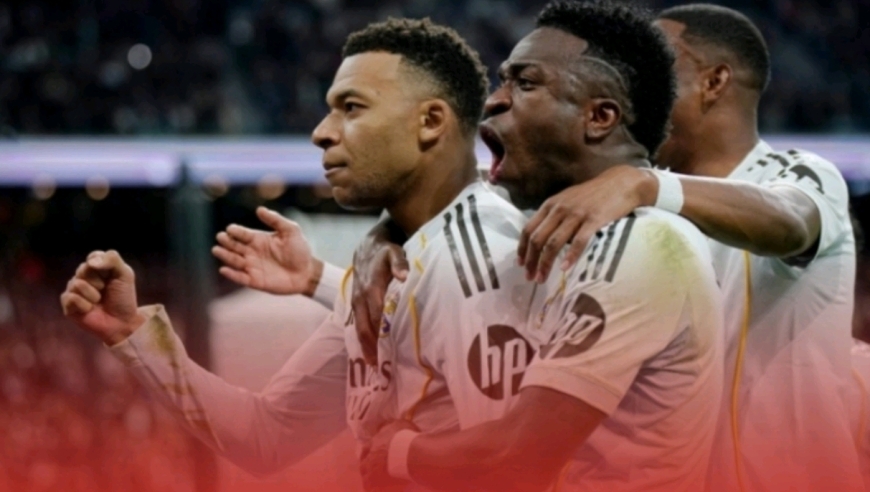 14分钟超长补时，姆巴佩点球绝杀，皇马2比1战胜九人巴列卡诺