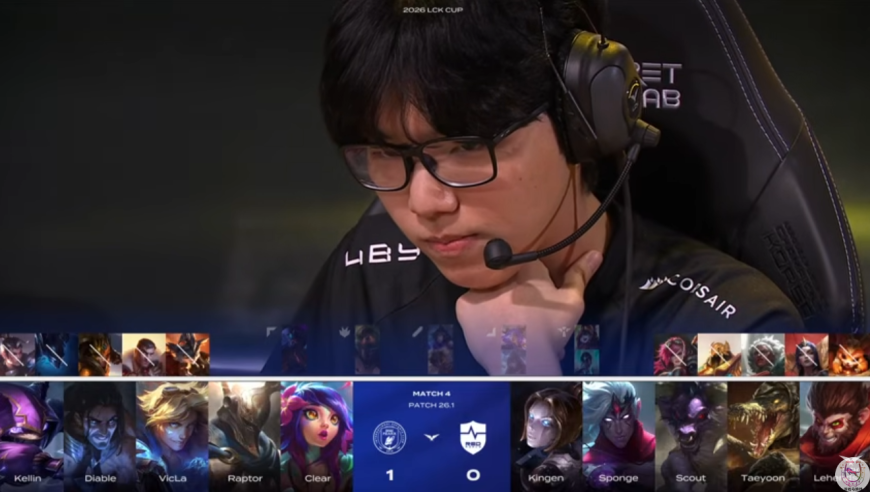 Scout回归LCK首秀惨遭新人单杀！这就是赛区差距？