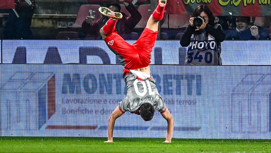 这是38岁？瓦尔迪意甲3场2球：扛翻27岁尤文悍将+炸裂空翻庆祝