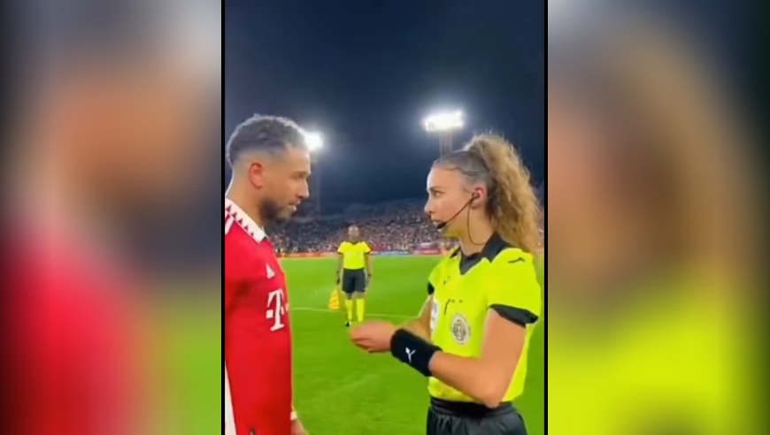 你给我黄牌，我给你个吻，这很公平