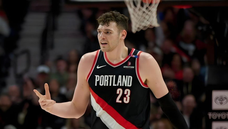 杨瀚森的榜样！开拓者克林根vs公牛17分21篮板集锦：完爆公牛内线