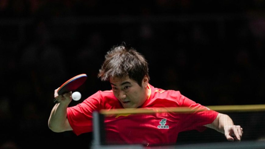 大心脏！梁靖崑1-7开局顶住压力连追5分 反手打停松岛辉空