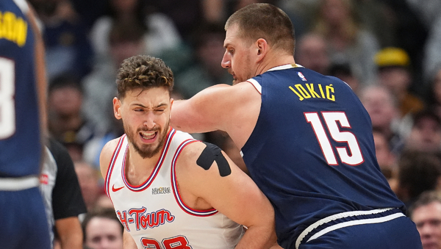 掘金火箭加时赛决胜时刻：约基奇犯满离场 申京强投绝平三分打铁