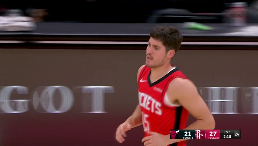 【集锦】公牛113-119火箭 杜兰特28分大两双率队主场终结三连败