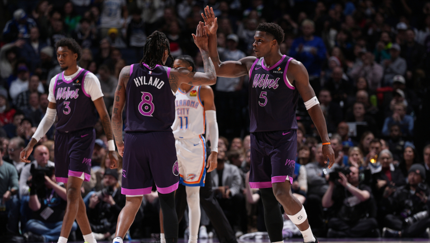 20日NBA十佳球：亚历山大大帽戈贝尔 爱德华兹极限三分