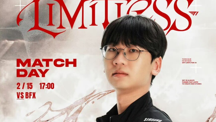 T1发布对战BFX赛前海报：今日对阵BFX，请粉丝们多多支持！