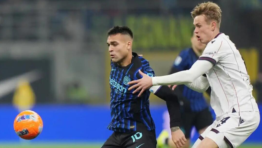 意甲-国米3-1博洛尼亚1分领跑，劳塔罗传射，泽林斯基、图拉姆建功