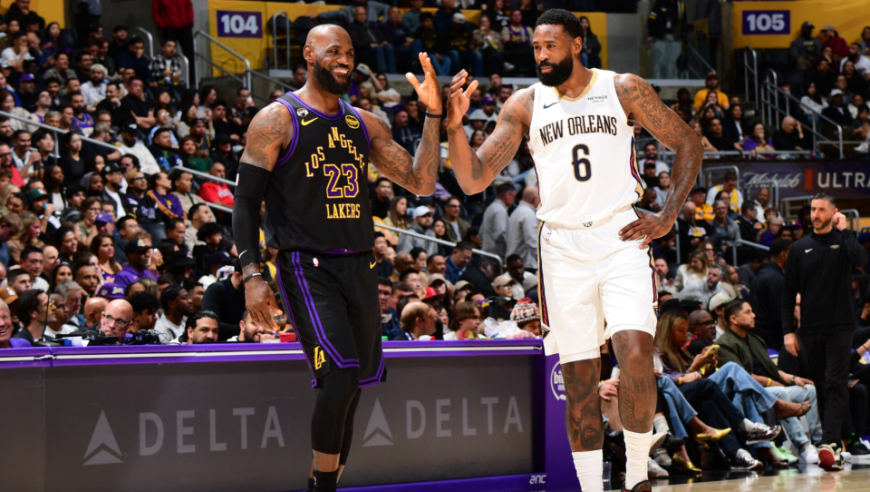 湖人末节22-4高潮逆转横扫鹈鹕 东契奇27+10+7詹姆斯21+7+7