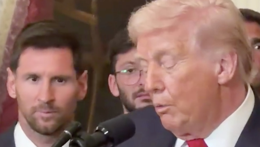 特朗普全程在讲伊朗古巴！梅西变脸色疑不满 小马哥：我们被他骗了