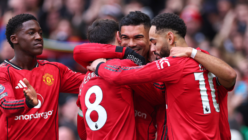 卡里克上任3连胜！英超：曼联3-2富勒姆  被连追2球+新援替补绝杀