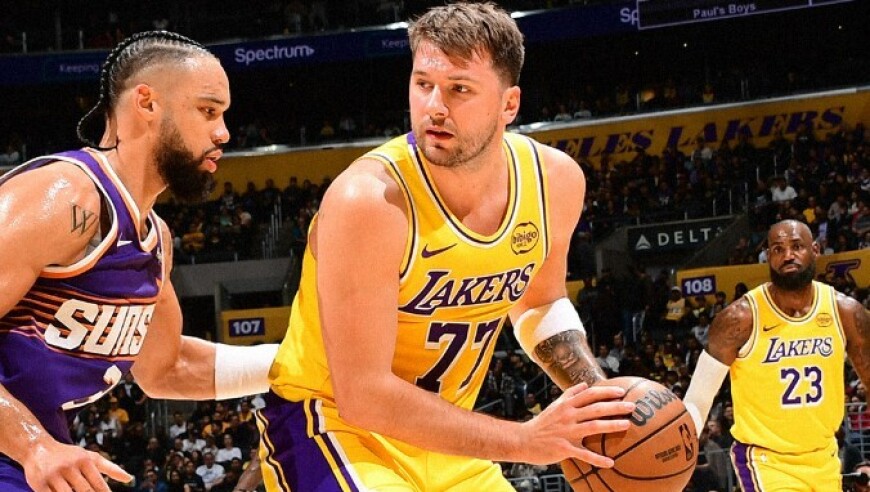 108-125！东契奇空砍38分11助，湖人不敌太阳，7连胜遭终结