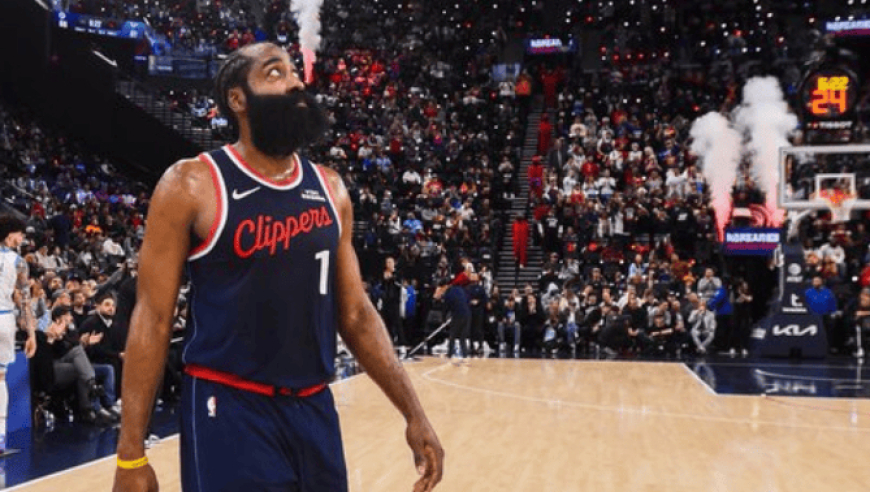 快船祝贺哈登总得分历史第九：洛杉矶孩子在洛杉矶创造历史