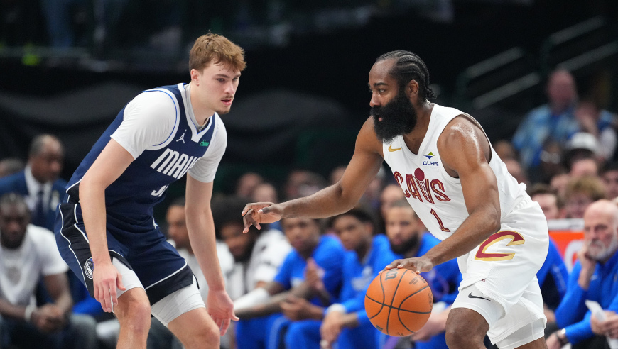 哈登17+7+7，骑士13战10胜起飞！4大亮点要比狂胜33分更让人开心