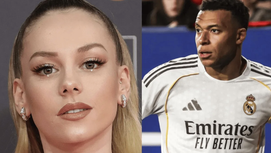 27岁姆巴佩恋情曝光！约会西班牙女星+照片曝光 泡吧1晚数次接吻